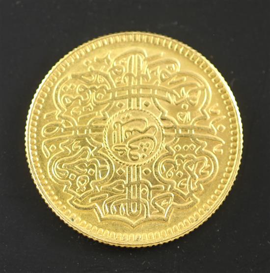 India, Princely States - Hyderabad, Mir Usman Ali Khan, Gold Ashrafi, AH 1344 Year, GEF